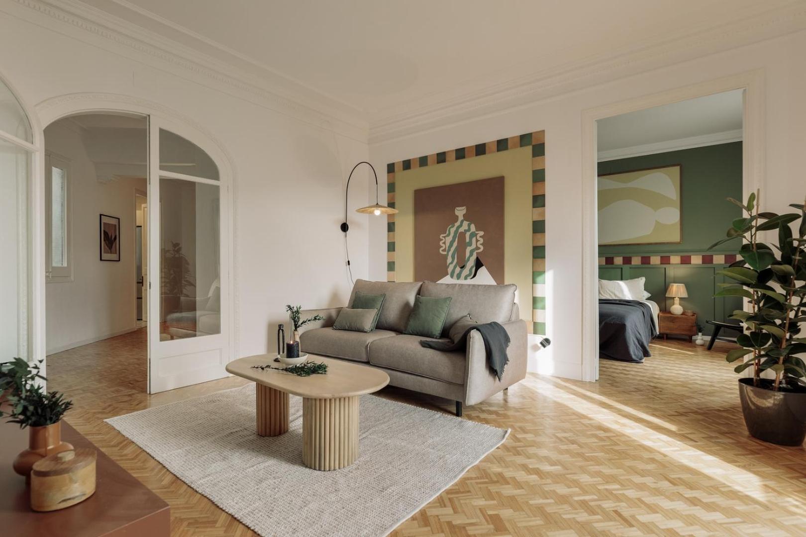Kuleli - 2 Bedrooms And Office In Eixample Dreta Apartment